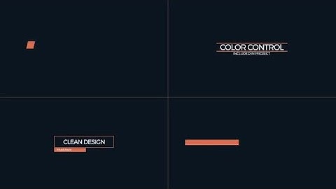 Dynamic Titles Pack After Effects Templates