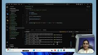 JavaScript Program Factorial and Reverse of String Profile