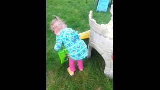 Sophia Easter egg hunt 2014