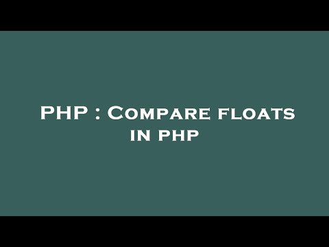 PHP : Compare