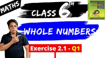 Q1| Exercise 2.1 | Whole Numbers | Chapter 2 |  Maths | #kiranclass6 | NCERT | Class 6th
