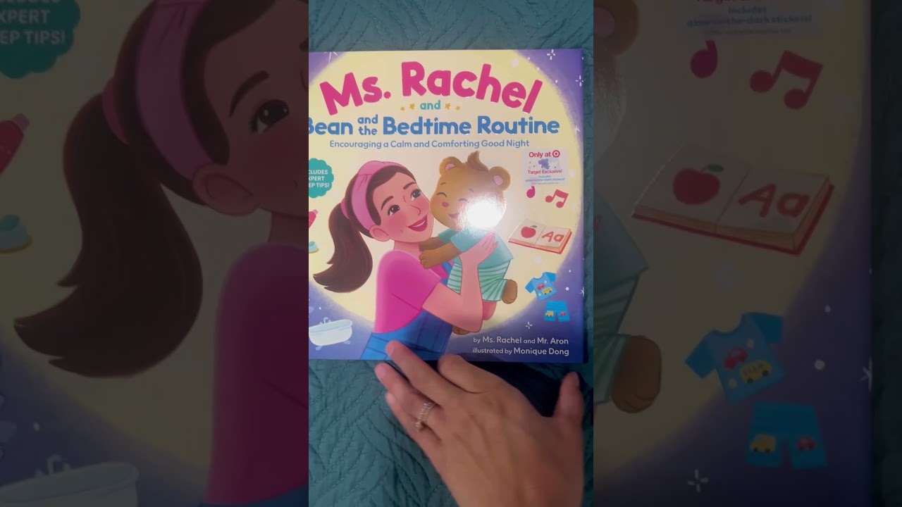 Ms. Rachel has a new book! It goes over bedtime routine. 
