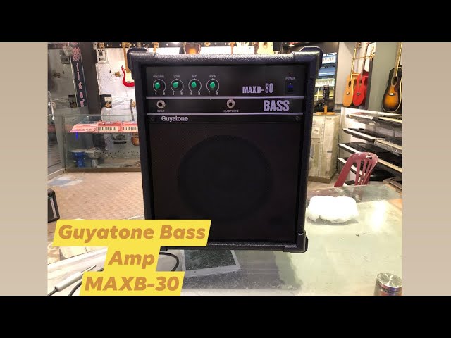 Guyatone Bass Amplifier MAXB-30 Review (Wilsons music instrument’s)