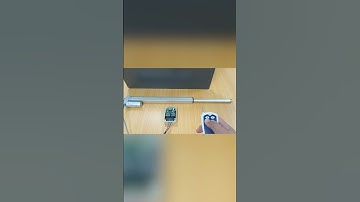 Remote controls two electric linear actuators#Shorts #Technology #Linear Actuator #Remote Control