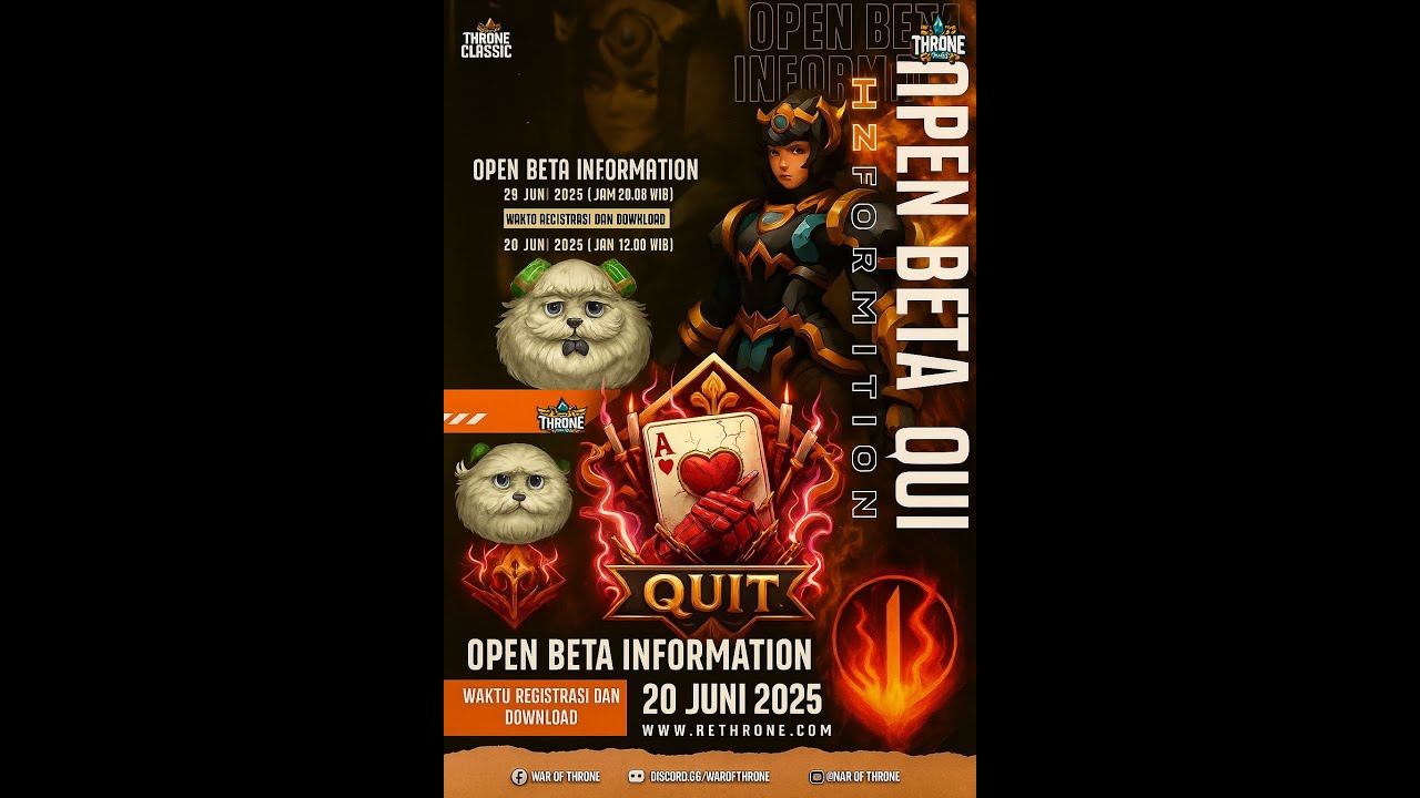 RF THRONE !!! PB BESARR AAA