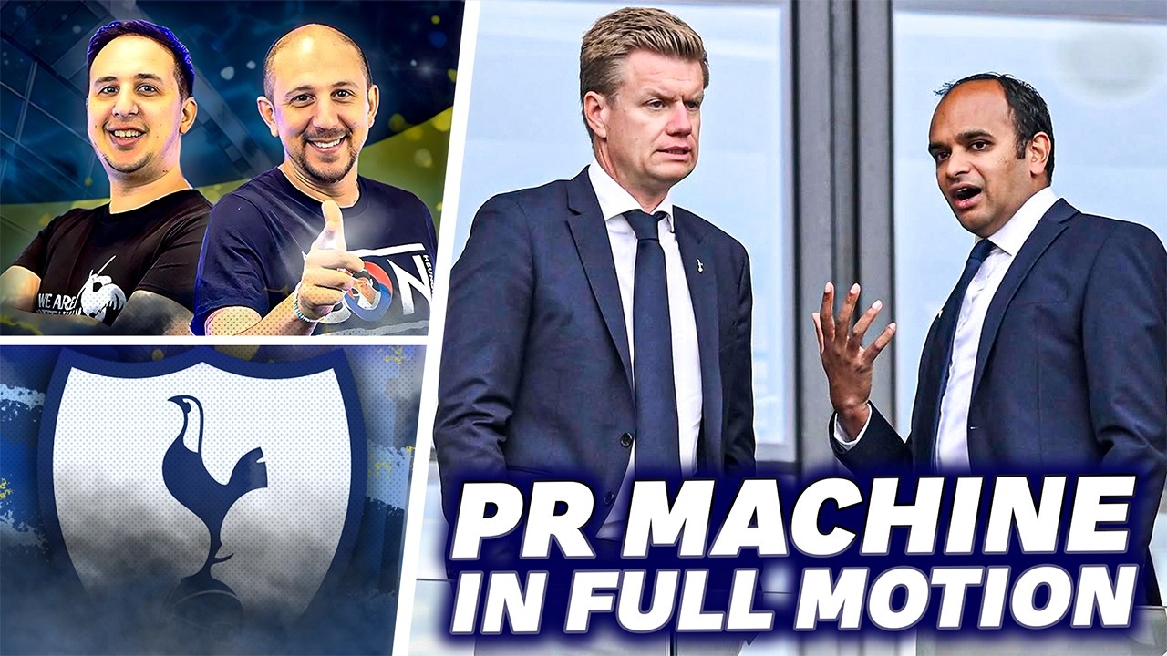TOTTENHAM PR MACHINE IN FULL EFFECT!