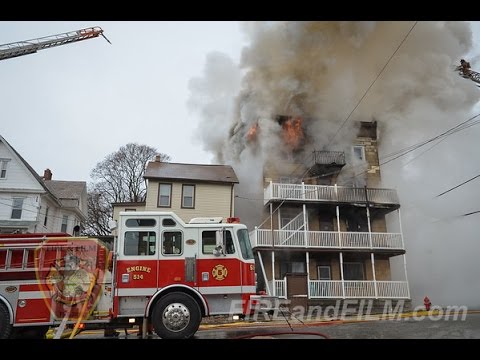 Multiple Alarm Building Fire - Lehighton, PA - 01/09/2017