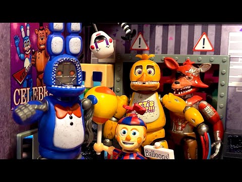 FNAF 2 OFFICE JAZWARES ACTION FIGURE PLAYSET! - Unboxing & Review