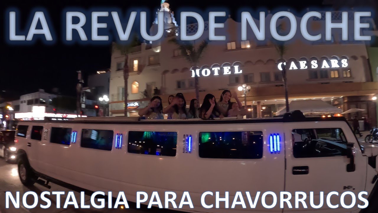 Calle revolucion tijuana mexico de noche