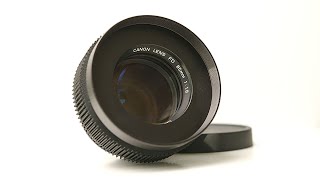 Canon キャノン New FD 85mm F1.8 A25010 Canon New FD 85mm F1.8 - Lens Test - YouTube