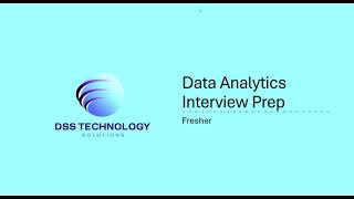 Data Analytics Interview Tips in Tamil | Freshers &amp; Aspirants Must Watch!