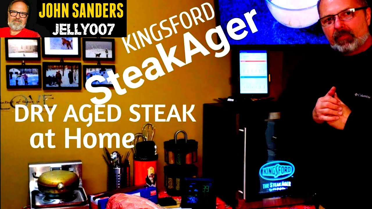 KINGSFORD STEAKAGER Dry Aged Steak At Home DIY Ager w/ Bone In Ribeye