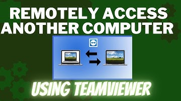 How To remotely access another computer using TeamViewer
