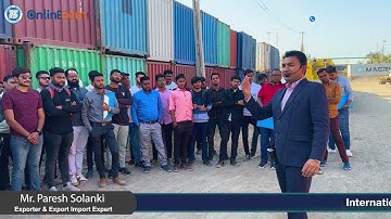 Custom check in Export Import Business. Practical Training in ICD by Mr. Paresh Solanki. #Exporter