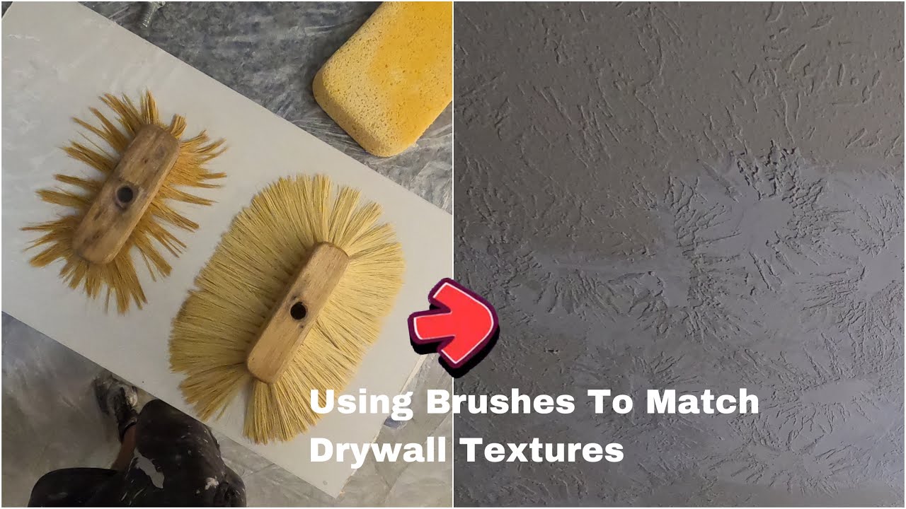 Custom Stomp Brush Drywall Texture