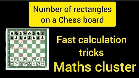 How many number of rectangles on a Chess board | Number of rectangles on Chess board | Solution