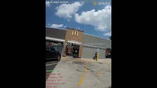 South Bend Police Department  video associated with an incident  McDonald's near downtown