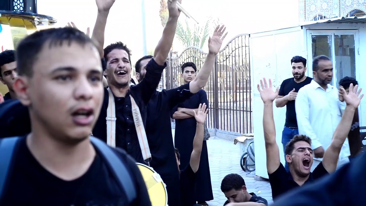 شاهد دخوليه هيئة شباب المناذرة  / إلى مرقد مسلم بن عقيل  / عزاء رهيب