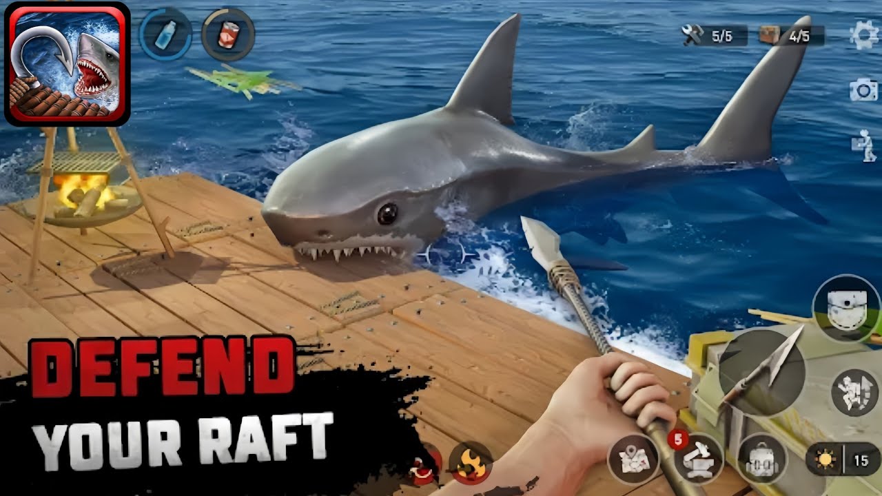 Raft Survival - Ocean Nomad Gameplay (android,ios) - YouTube