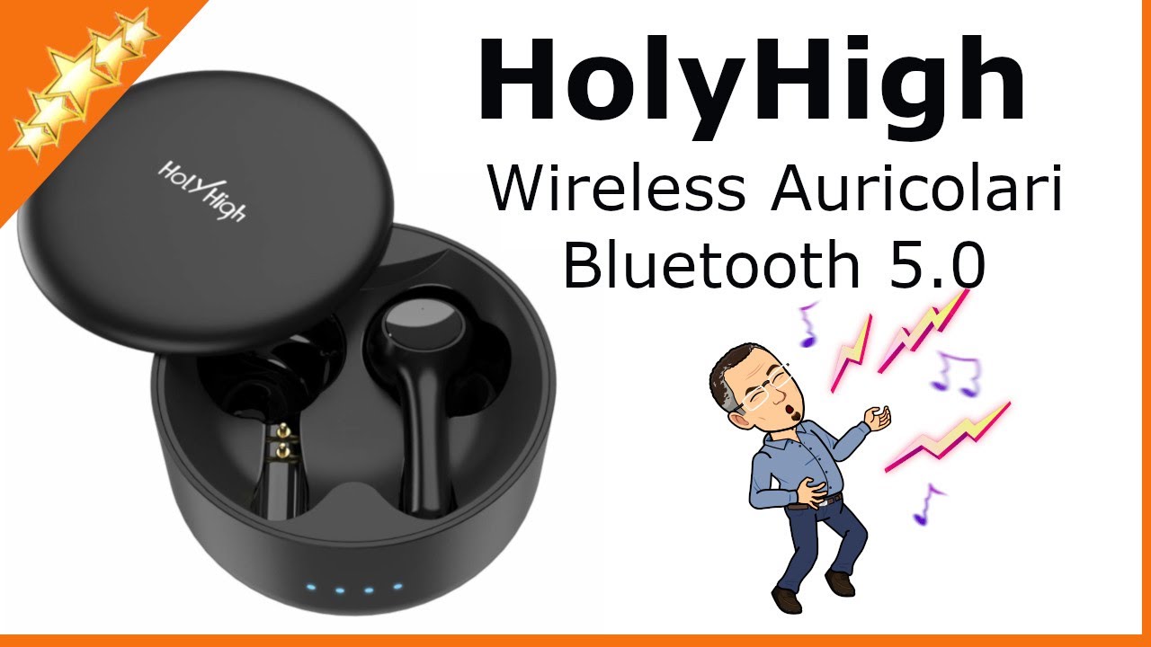 HOLYHIGH WIRELESS CUFFIE SPORT AURICOLARI AURICOLARI BLUETOOTH 5.0 Pro IPX7  EUR 22,32 - PicClick IT