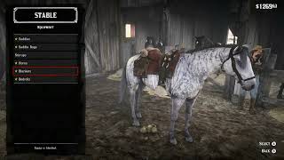 buying and upgrading my most expensive horse in rdr2