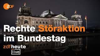 Rightwing Hecklers In The Bundestag  What Threats Does The Afd Face  Zdfheute 