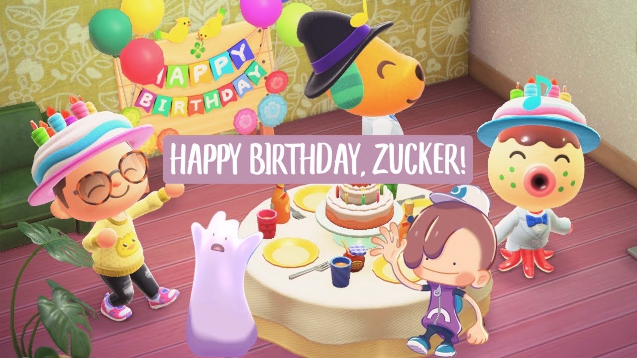 Zucker's Birthday and Befriending Ditto! Let's Play ACNH and Pokémon!