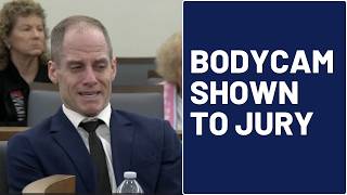 Caleb Flynn Cries as Jury Watches Police Bodycam Video