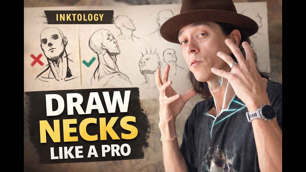 How to Draw the Neck ( Easy Tutorial ) - YouTube