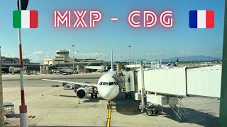 Air France Report Milan Mxp - Paris Cdg - Airbus 320
