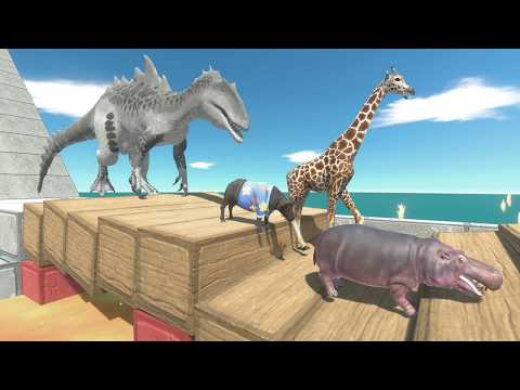 Run or Fall – Can Dinosaurs and Animals Escape the Altispinax and Lava Pit?