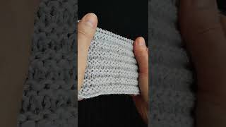 Easy Reversible Knitting Pattern/ Einfaches beidseitiges Strickmuster für Anfänger 83