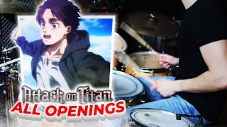Download Lagu Attack On Titan - ALL Openings on Drums MP3