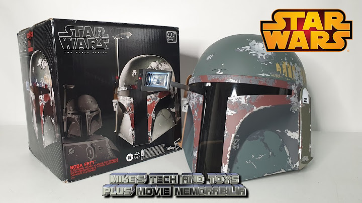 Star wars the black series boba fett electronic helmet stores