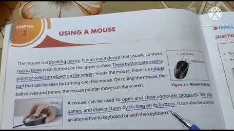 Using Mouse, Class 3, (Chapter 4), (Part 1)