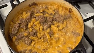 Homemade Cheeseburger Macaroni