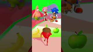 Patrick & Sonic Fight Over Amy’s Puppy! 🐶😂 #gaming #shorts #shortfeed #viralshorts