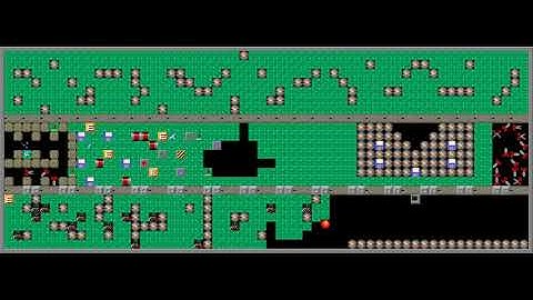 Supaplex level 1 - WARM UP - eating all bases!