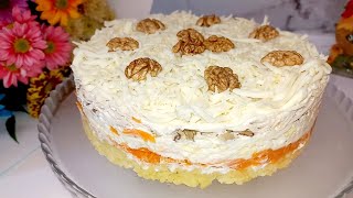 Çox Dadlı Mi̇moza Salatı Hazırladım Hər Kəsin Bəyəndiyi O Salat Resepti🔥
