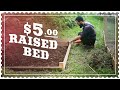 How to Build a Raised Bed CHEAP and EASY from Fence Board for Planting Tomato