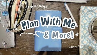 Plan With Me & Lots of Planner Things | New Filofax Saffiano Personal Planner
