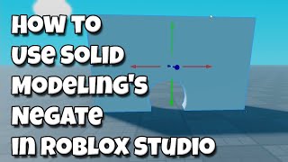 Celebrity How to Use Solid Modeling's Negate in Roblox Studio Net Worth