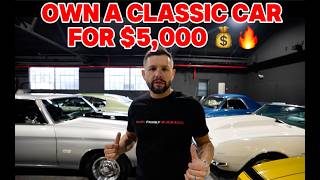 You Don't Need $50k to Buy a Classic Affordable Muscle Cars with Financing