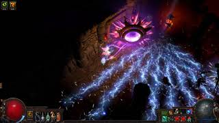 Path of Exile (POE): Lightning Strike T16 Vaal Temple - Double Boss (Twinned) - 4K 60FPS