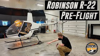 Robinson R-22 Preflight
