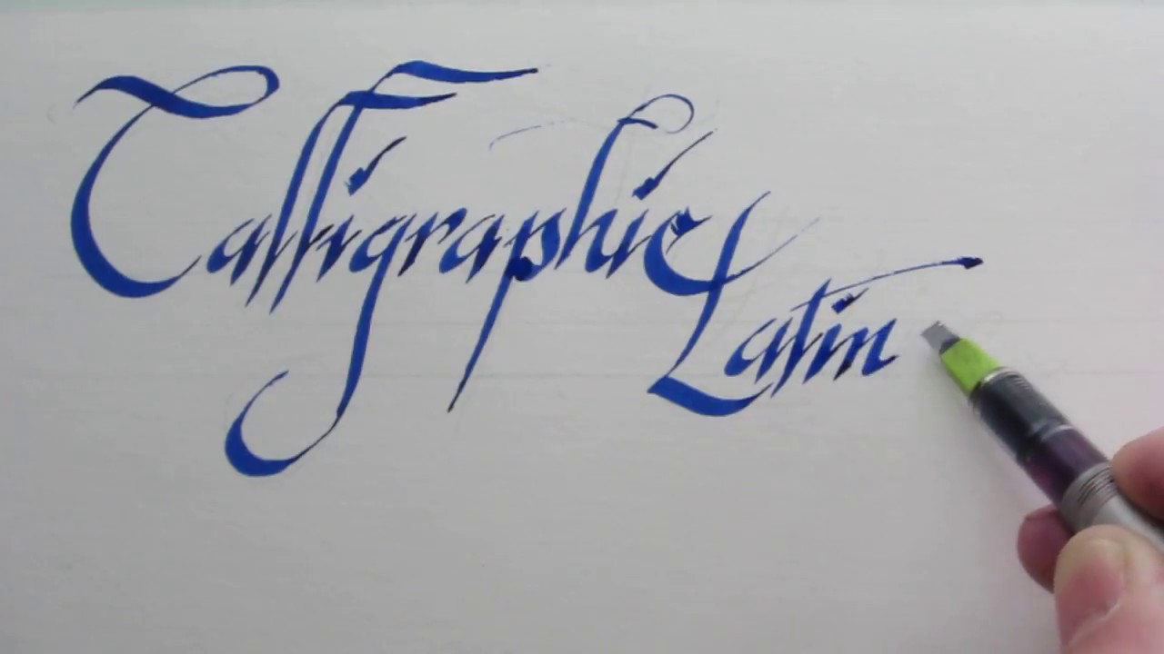 Latin Page De Garde Ecriture www.youtube.com