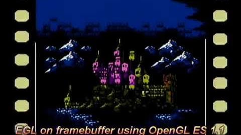 BeagleBone Black OpenGL ES 1.1 NES Emulator Test