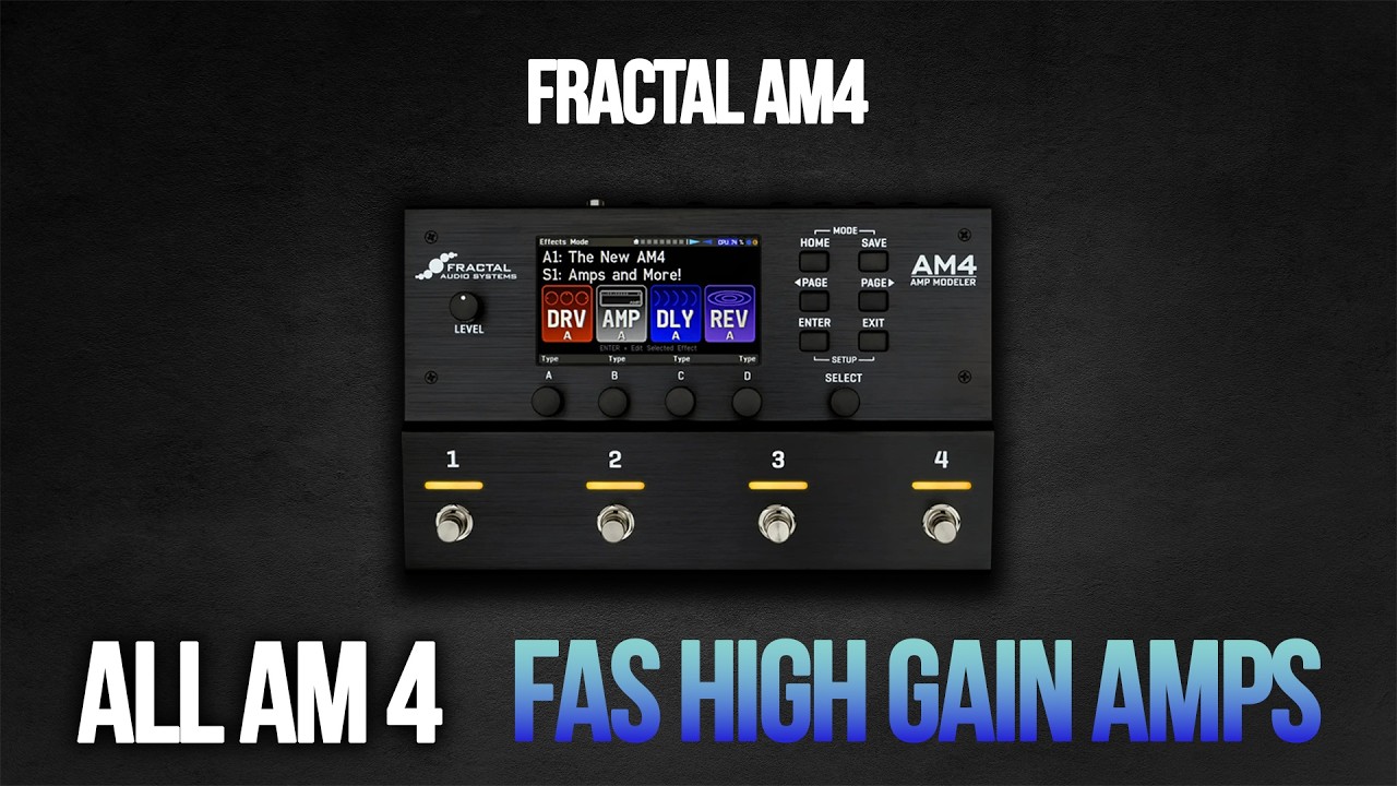 Every FAS High Gain Amp in the Fractal AM4!
