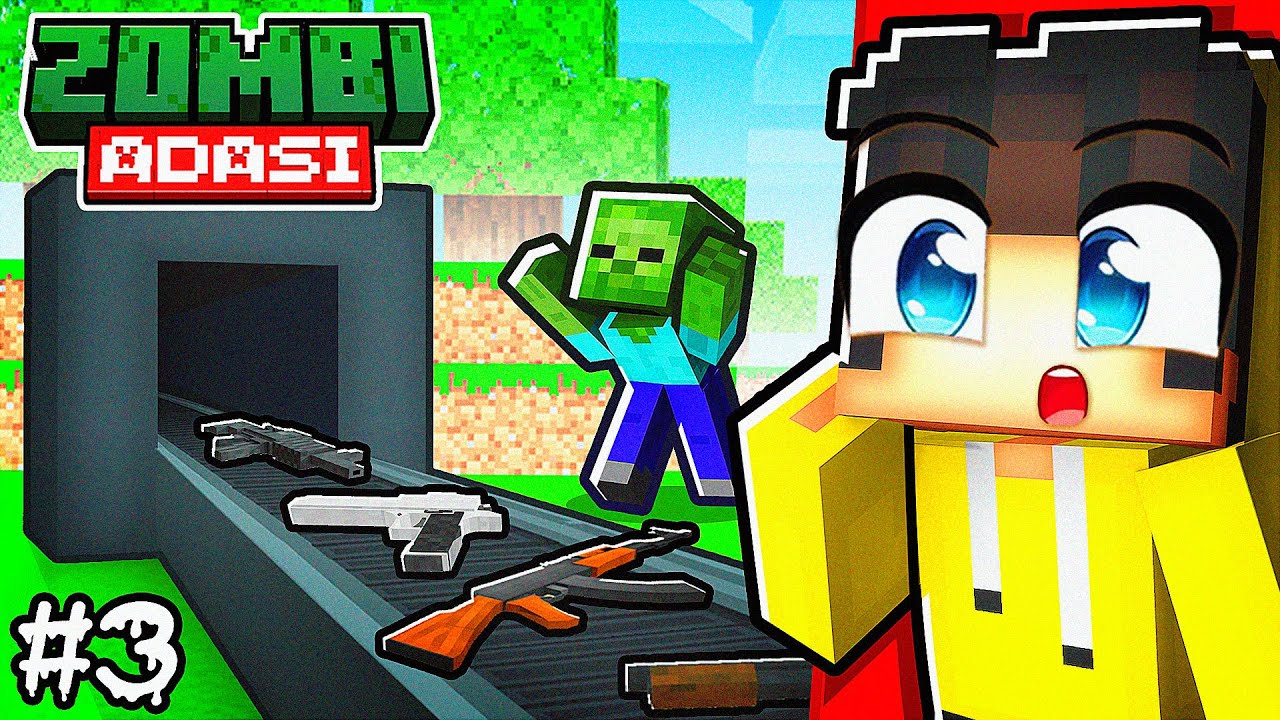 KENDİ ÖZEL SİLAHLARIMIZI ÜRETTİK! #3 🗡️ | Minecraft Zombi Adası