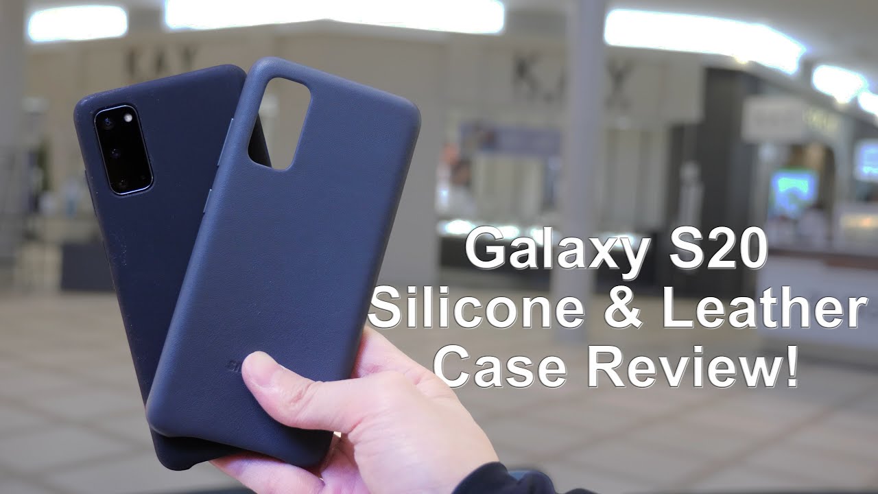 Samsung Galaxy S20 Leather And Silicone Cases Review! - Youtube